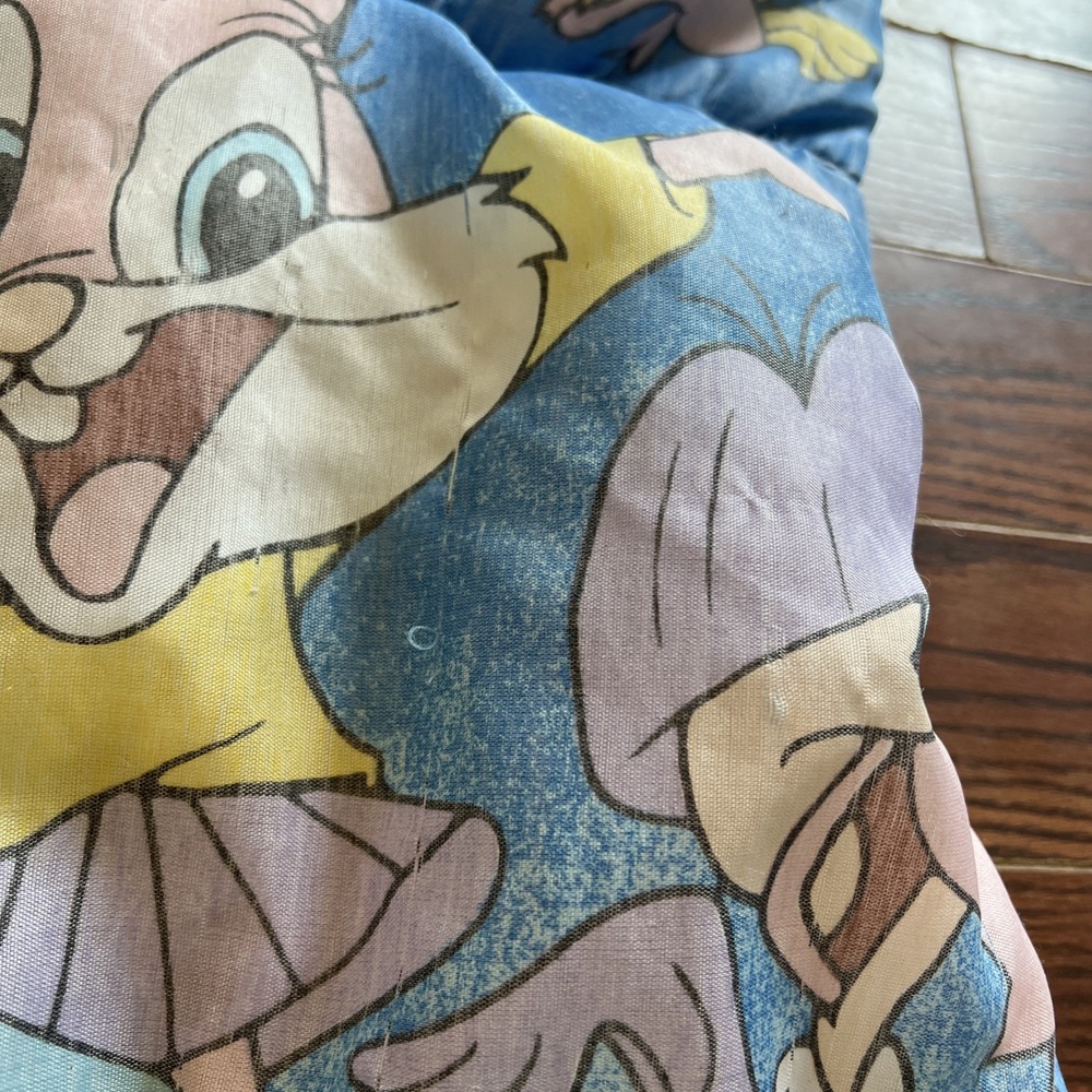 Tiny Toon Adventures Child Sleeping Bag 52" Vintage 90s Montana Max Elmyra Dizzy - Picture 12 of 16